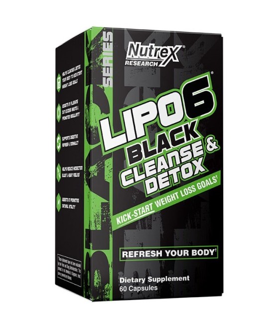 Nutrex - Lipo 6 Black Cleanse & Detox 60 KAPSÚL