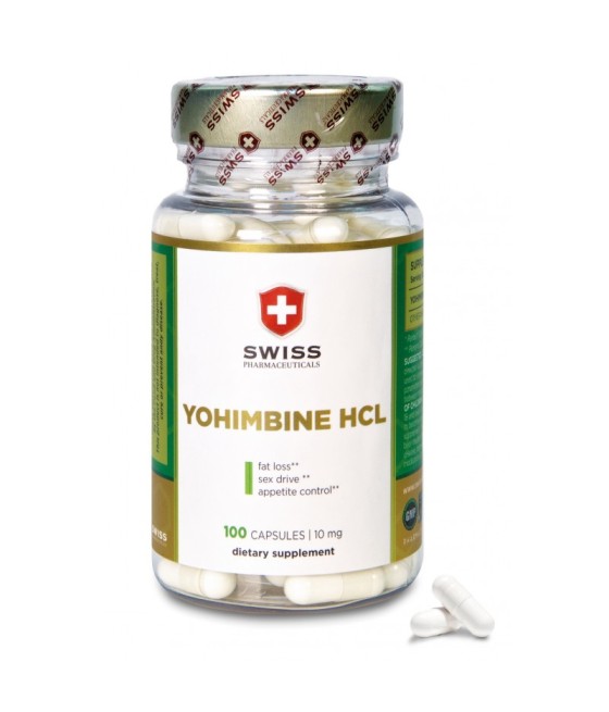 Swiss Pharmaceuticals - Yohimbine HCL 100 kapsúl