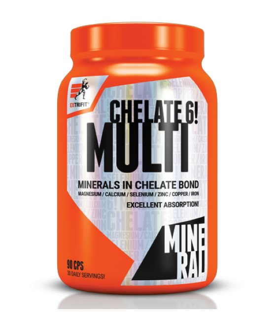 Extrifit Chelate 6! Multimineral 90 kapsúl